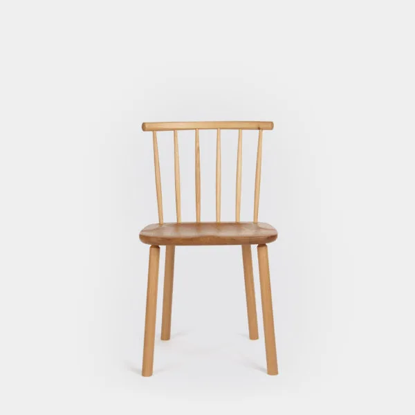 Solid oak side chair dining chair by Another Country by David Irwin
