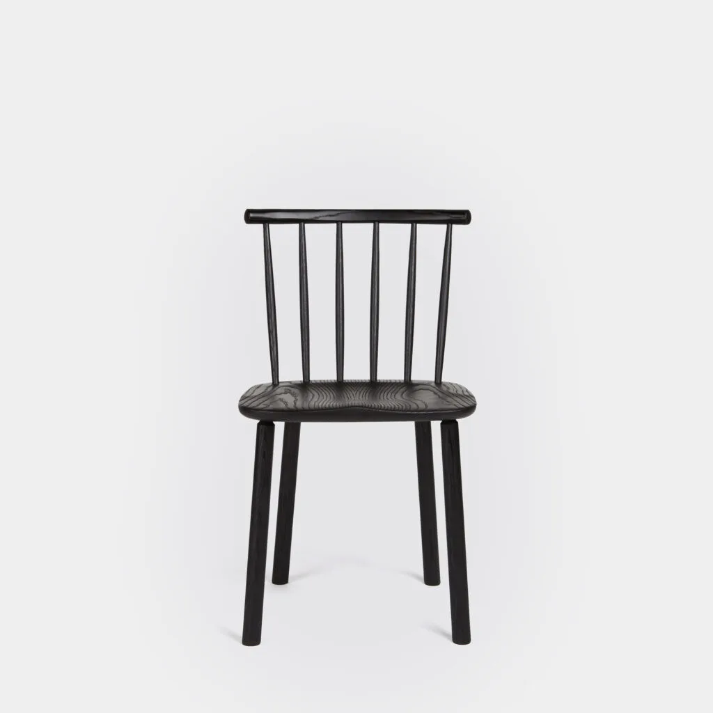 Black ash side dining chair by Another Country