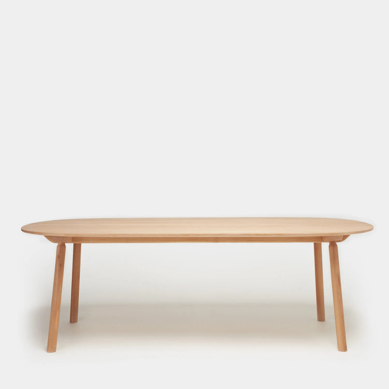 Hardy oak dining table by David Irwin 2.5m or 2m