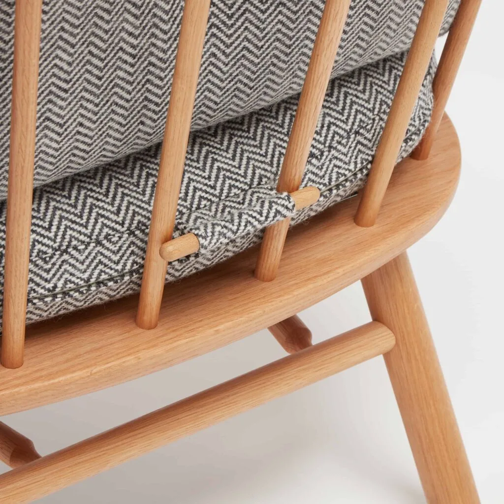 Hardy Armchair Close Up in Oak