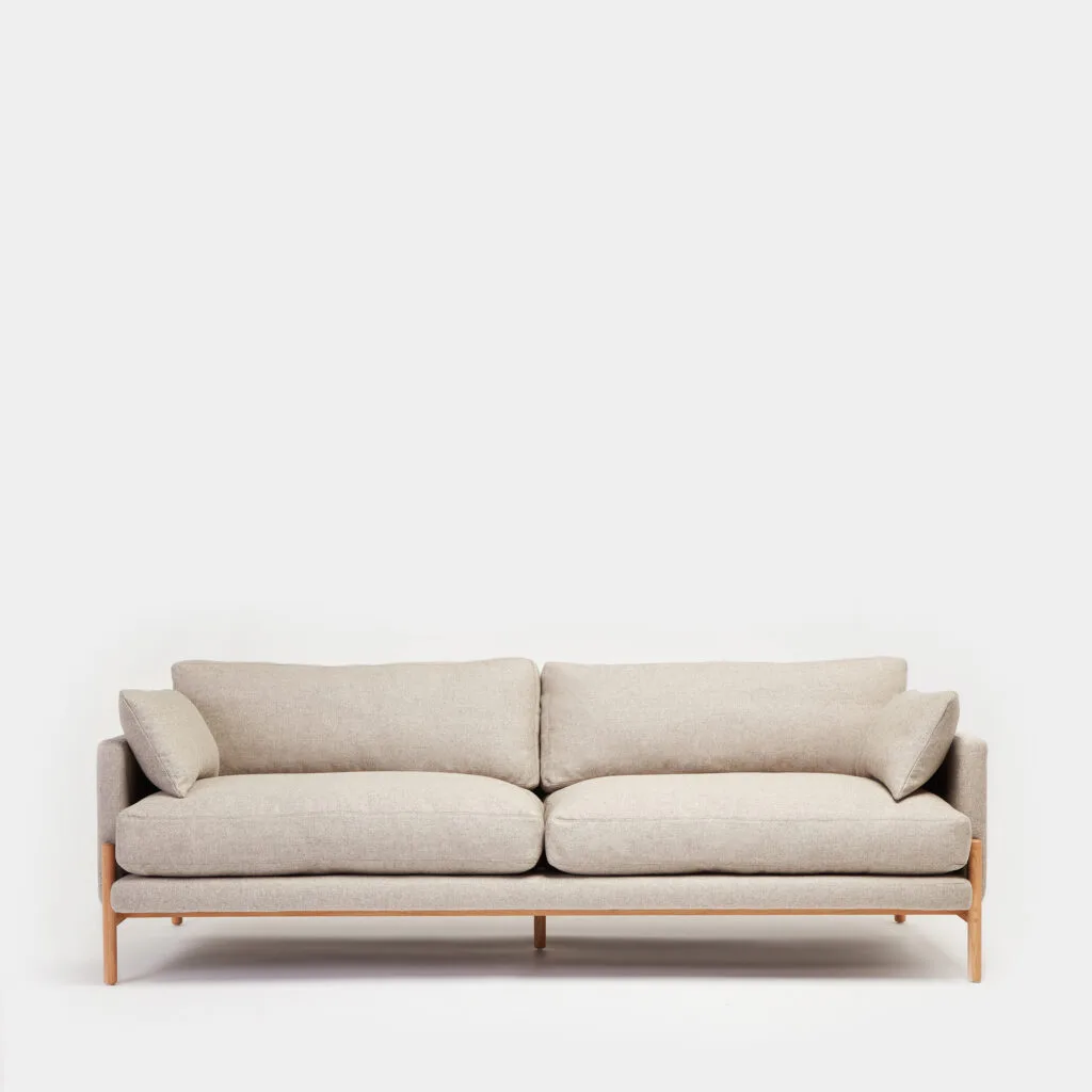 Another three seater two cushion sofa