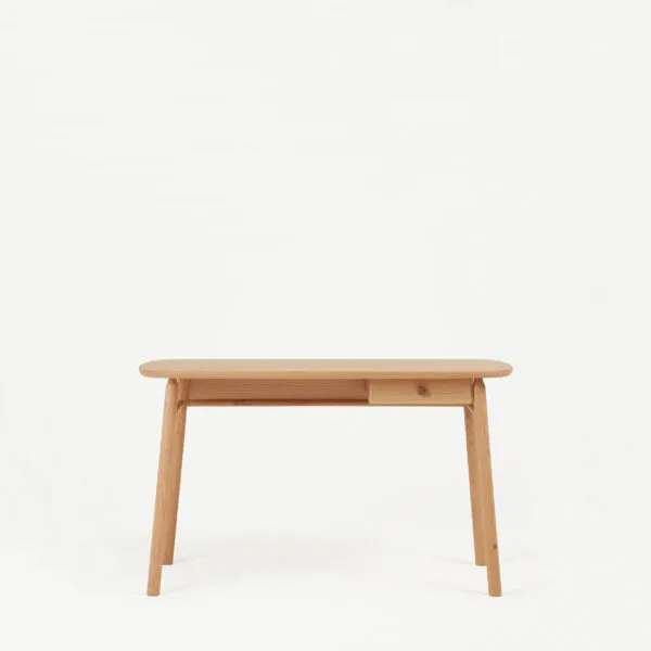 Hardy oak work desk with drawer