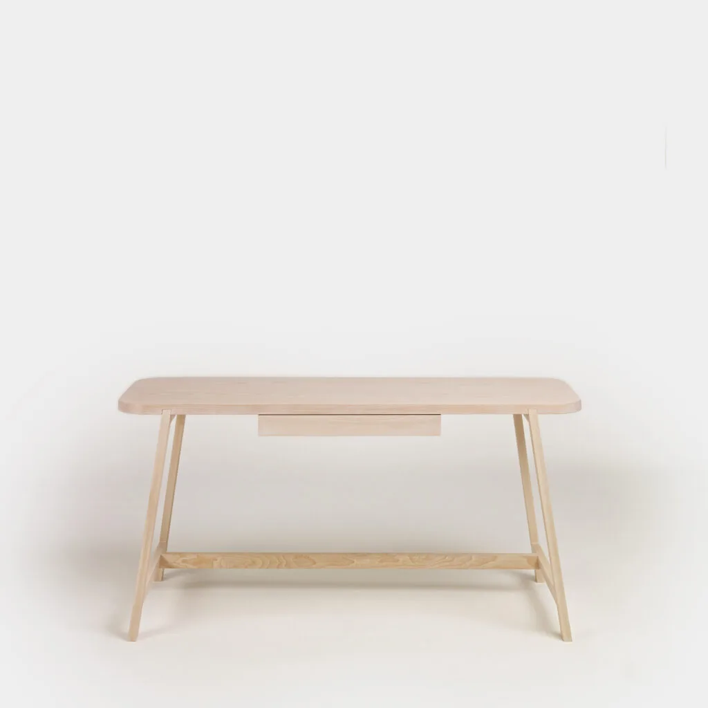 Beech work desk three