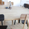 Round Solid Oak Dining Table
