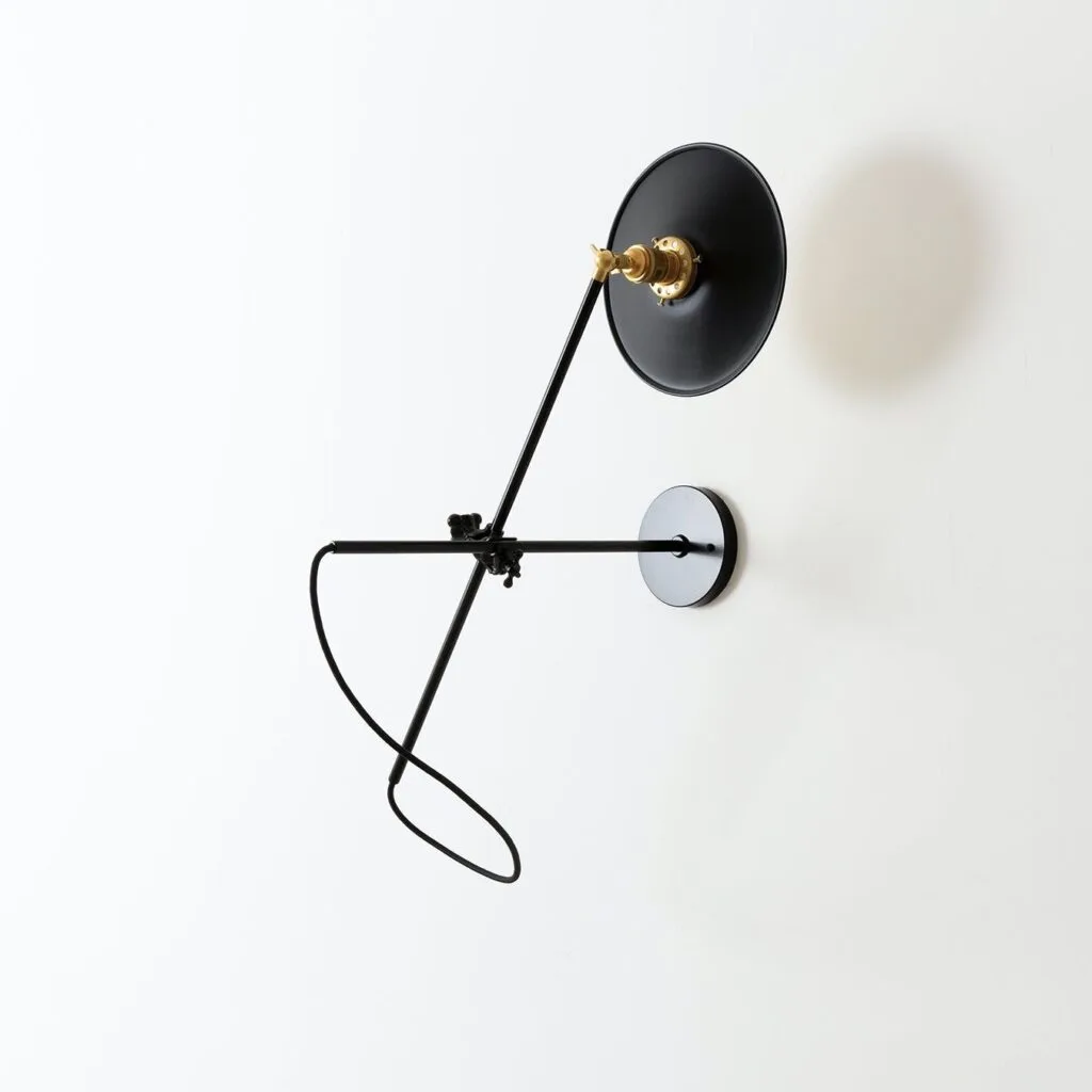 Workstead Industrial black wall lamp