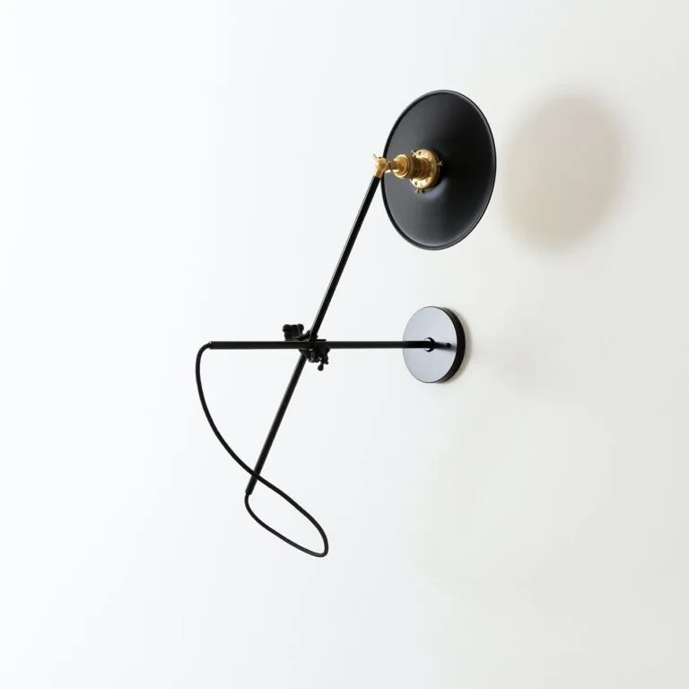 Workstead Industrial black wall lamp