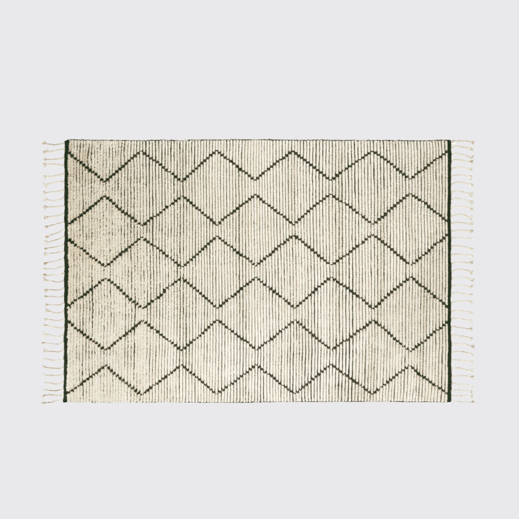 Tribal design wool Nala rug by Armadillo