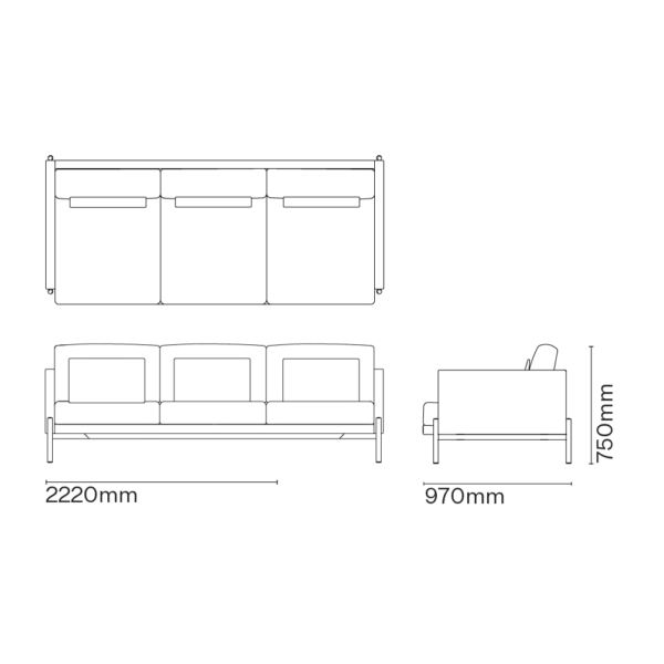 Another Sofa, Three Seater three cushions 2026