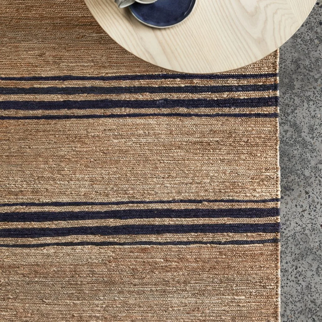 Armadillo River Indigo Ticking