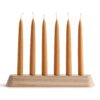 Ash Candle Holder Long with Candles by Another Country