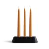 Black Candle Holder Short with Candles by Another Country