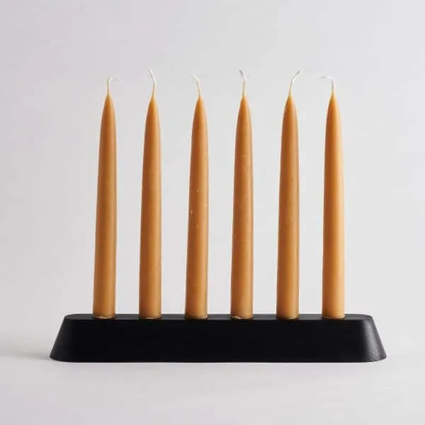 Another Country Candle Holder, Black, Long