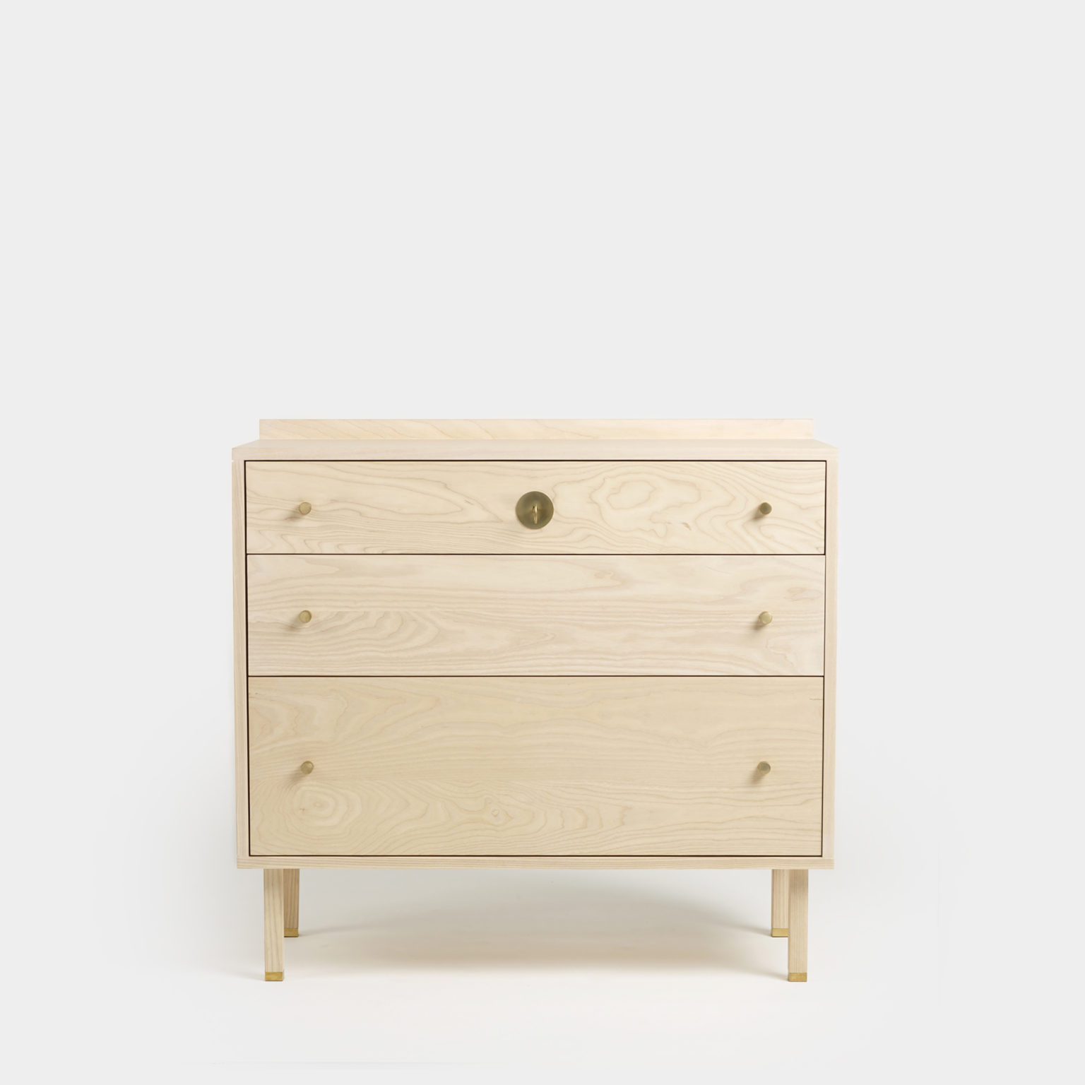 Solid Ash Chest of Drawers Two by ANOTHER COUNTRY