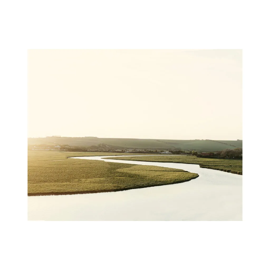 tom shaw cuckmere haven sussex print