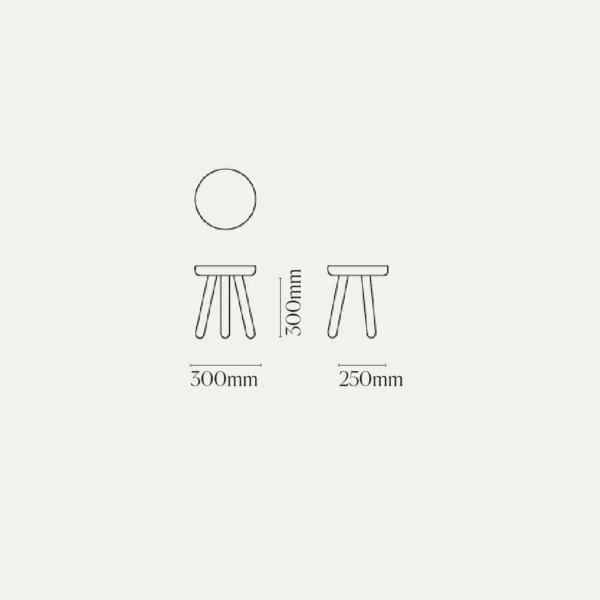 Kids Stool One Diagram
