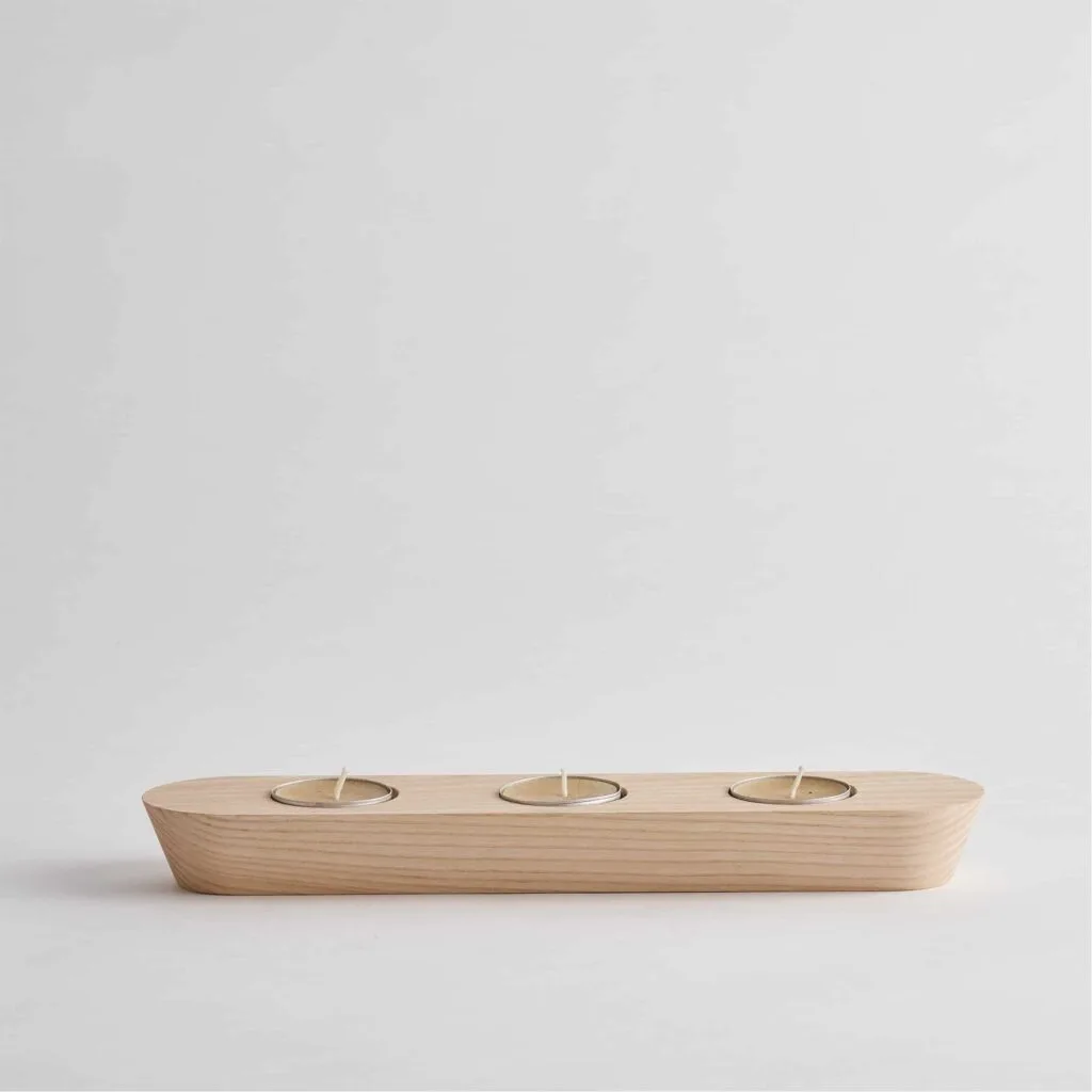Yeshen Venema ash tea light holder