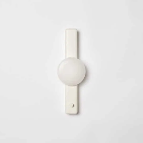 Workstead Park II White Enamel Wall Light
