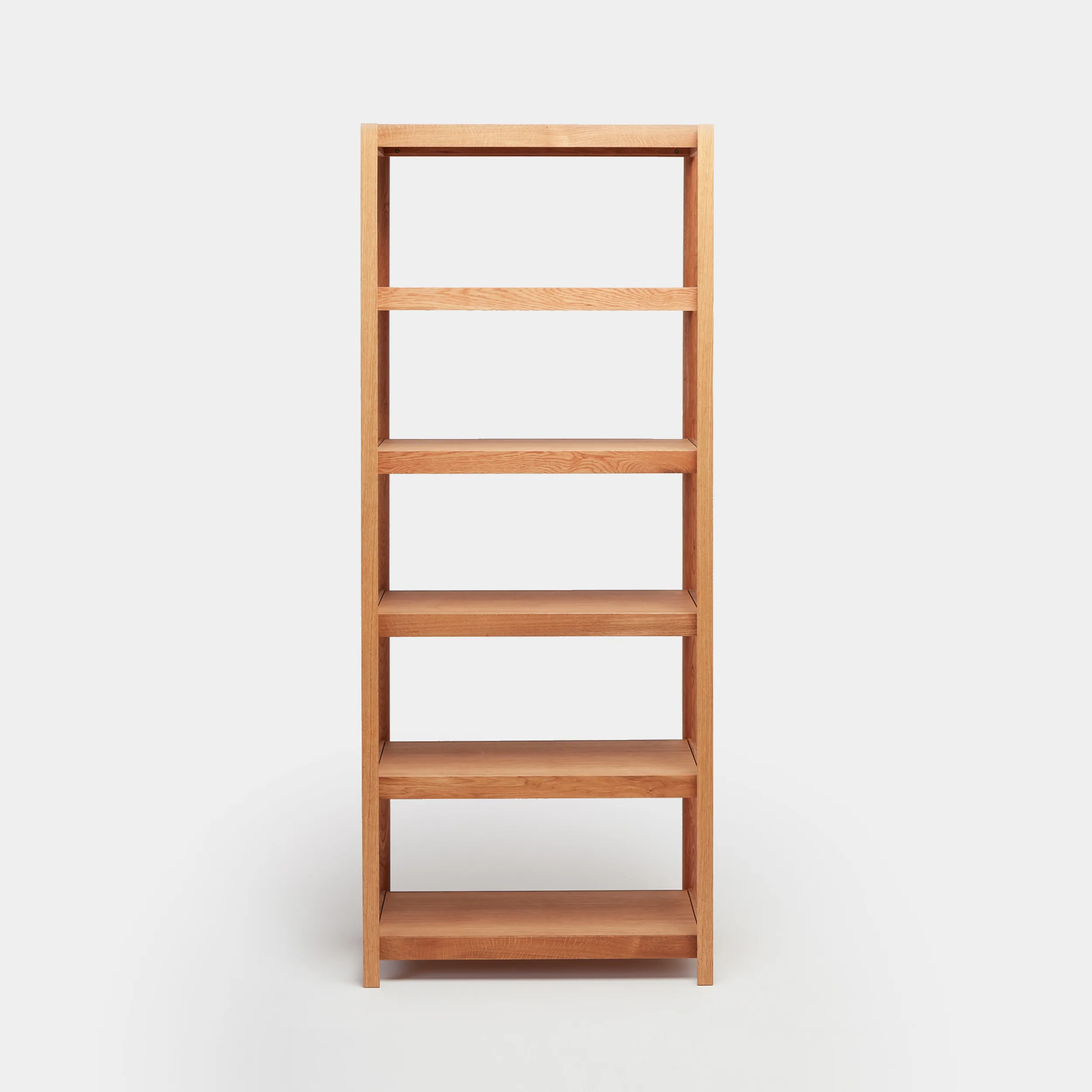 oak high shelving unit
