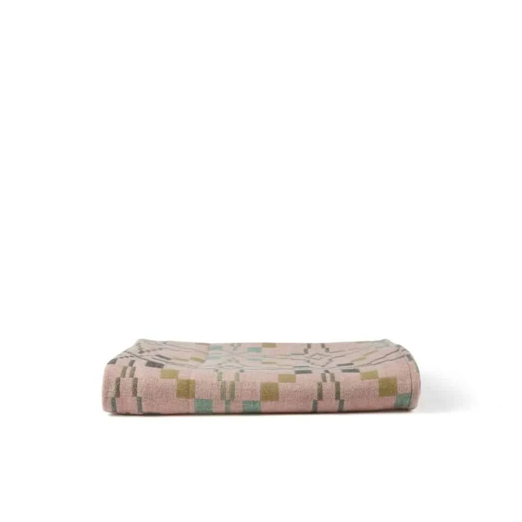 Vintage Star Throw, Blossom, by Melin Tregwynt