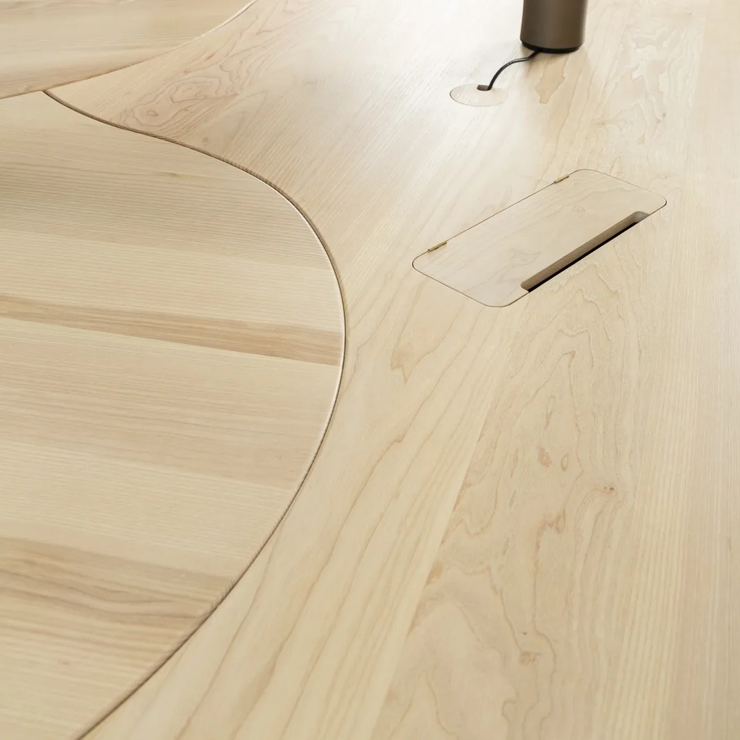 Bespoke Board Room table close-up